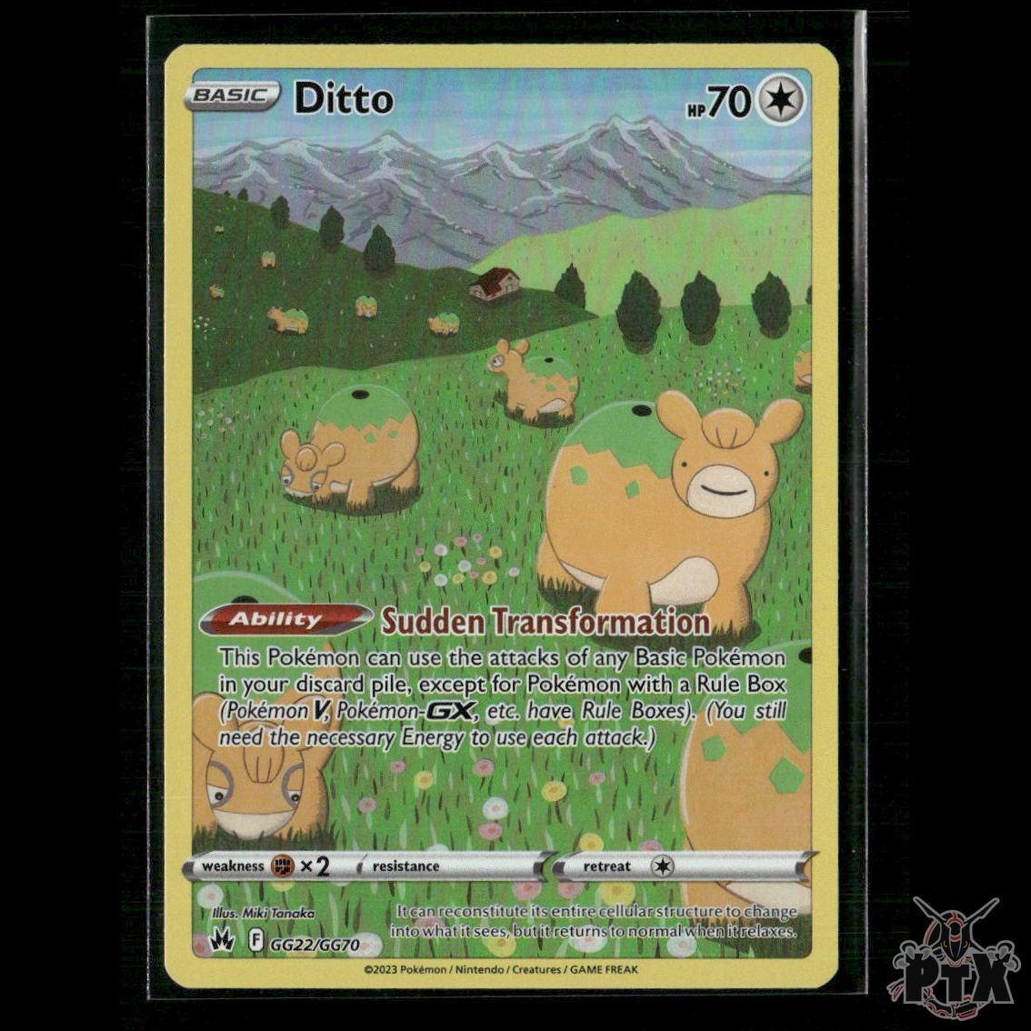 Ditto GG22/GG70 SWSH: Crown Zenith: Galarian Gallery NM Pokemon