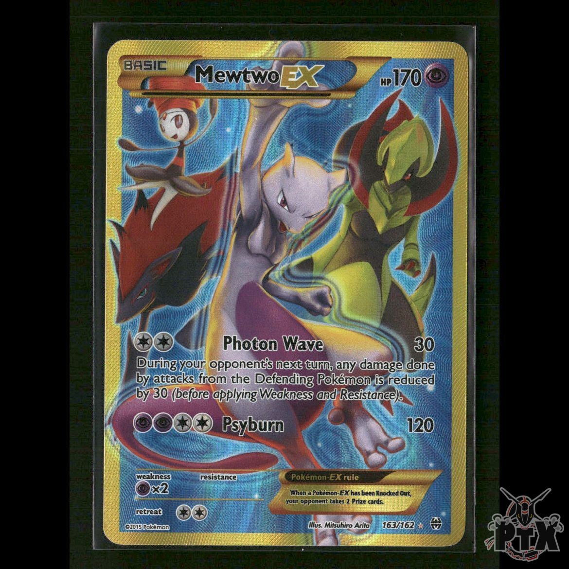 Mewtwo EX 163/162 XY - BREAKthrough NM Pokemon