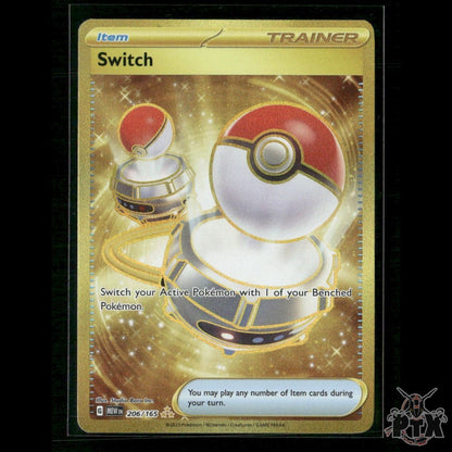 Switch 206/165 SV: Scarlet & Violet 151 NM Pokemon
