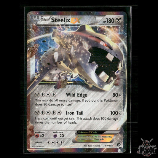 Steelix EX 67/114 XY - Steam Siege LP Pokemon