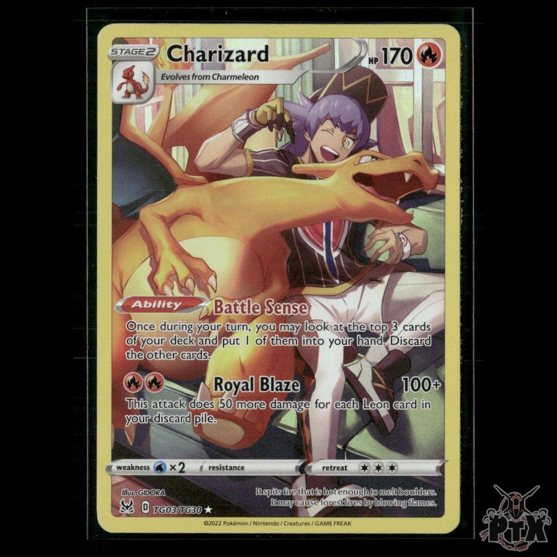 Charizard TG03/TG30 SWSH11: Lost Origin Trainer Gallery NM Pokemon
