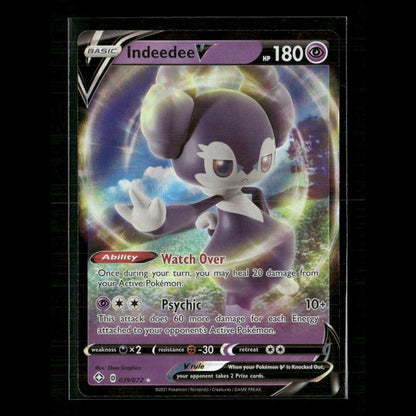 Indeedee V 039/072 Shining Fates NM Pokemon
