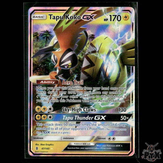 Tapu Koko GX 47/145 SM - Guardians Rising NM Pokemon