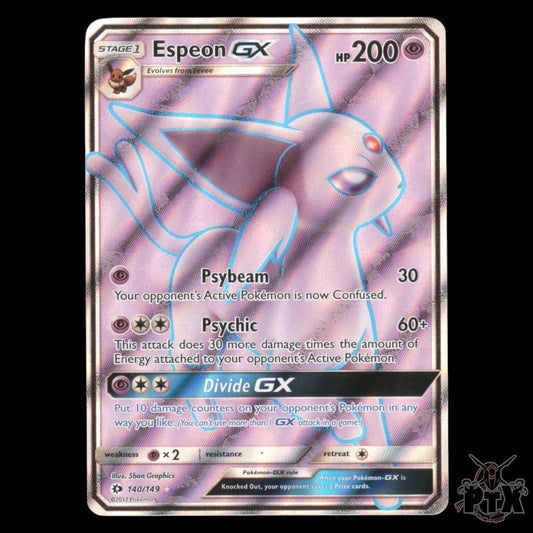 Espeon GX #140/149 Sun & Moon Base NM/Near Mint Pokemon 2017