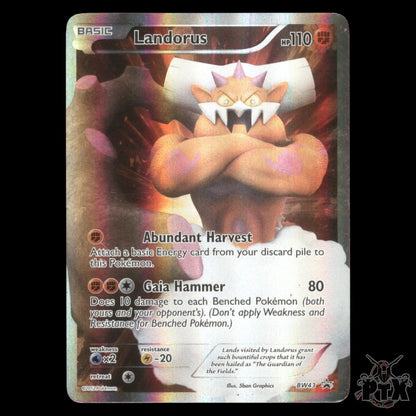 Landorus #BW43 Black & White Promo Heavily Played Pokemon 2012