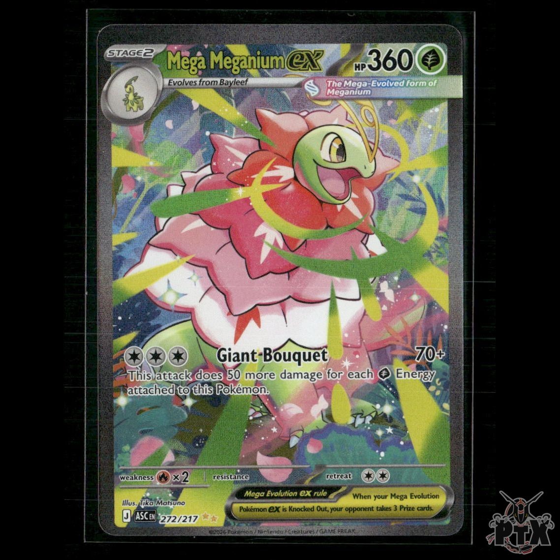 Mega Meganium ex 272/217 ME: Ascended Heroes NM Pokemon