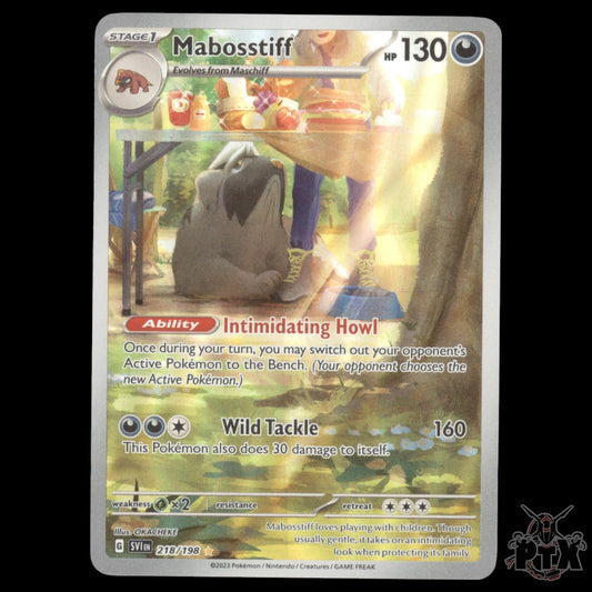 Mabosstiff #218/198 Scarlet & Violet Base NM/Near Mint Pokemon 2023