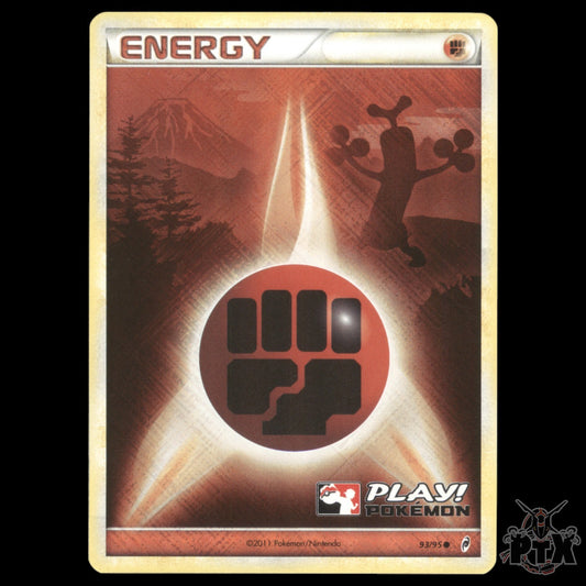 Fighting Energy PLAY! Holo #93/95 Call of Legends Promo NM Pokemon 2011