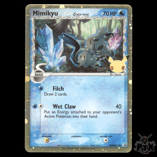 Mimikyu #SWSH136 Sword & Shield Promo NM/Near Mint Pokemon 2021