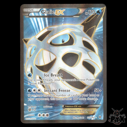 Glalie ex #155/162 Breakthrough LP/MP Pokemon 2015
