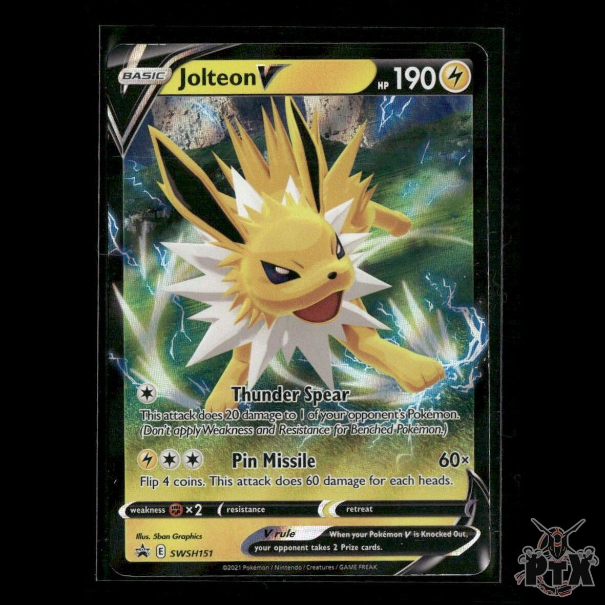 Jolteon V SWSH151 SWSH: Sword & Shield Promo Cards NM Pokemon
