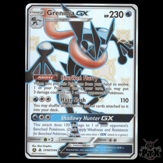 Greninja GX #SV56/SV94 Hidden Fates NM/Near Mint 2019