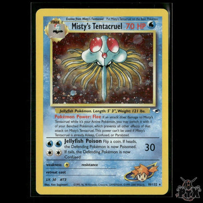 Misty's Tentacruel Holo 10/132 Gym Heroes NM/LP Pokemon