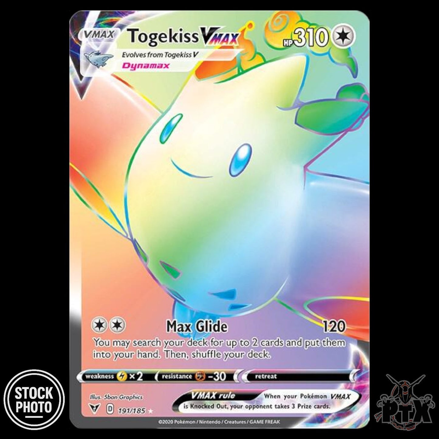 Togekiss VMAX #191/185 Vivid Voltage NM/Near Mint Pokemon 2020