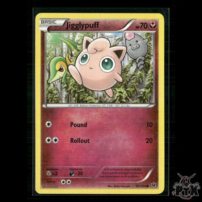 Jigglypuff 65/124 XY - Fates Collide NM Pokemon