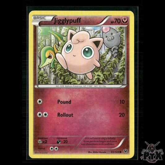 Jigglypuff 65/124 XY - Fates Collide NM Pokemon