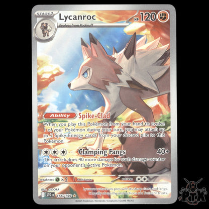 Lycanroc  #166/159 Journey Together NM/Near Mint Pokemon 2025