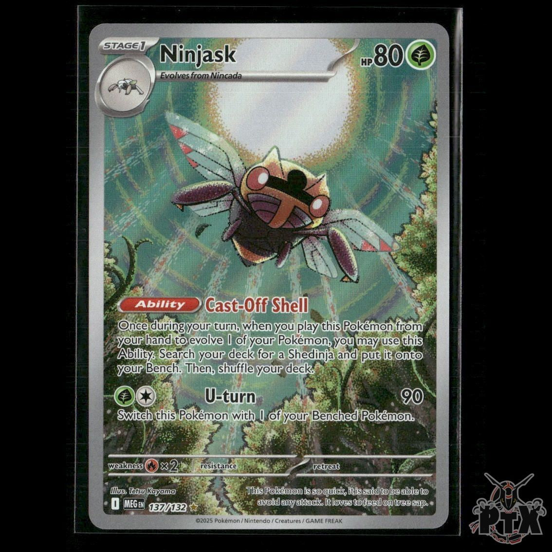 Ninjask 137/132 ME01: Mega Evolution NM Pokemon