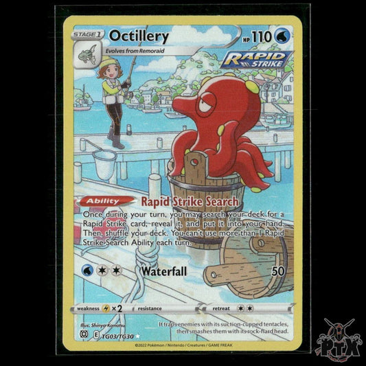 Octillery TG03/TG30 SWSH09: Brilliant Stars Trainer Gallery NM Pokemon