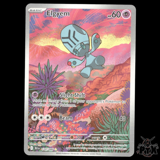 Elgyem #120/086 Black Bolt NM/Near Mint Pokemon 2025