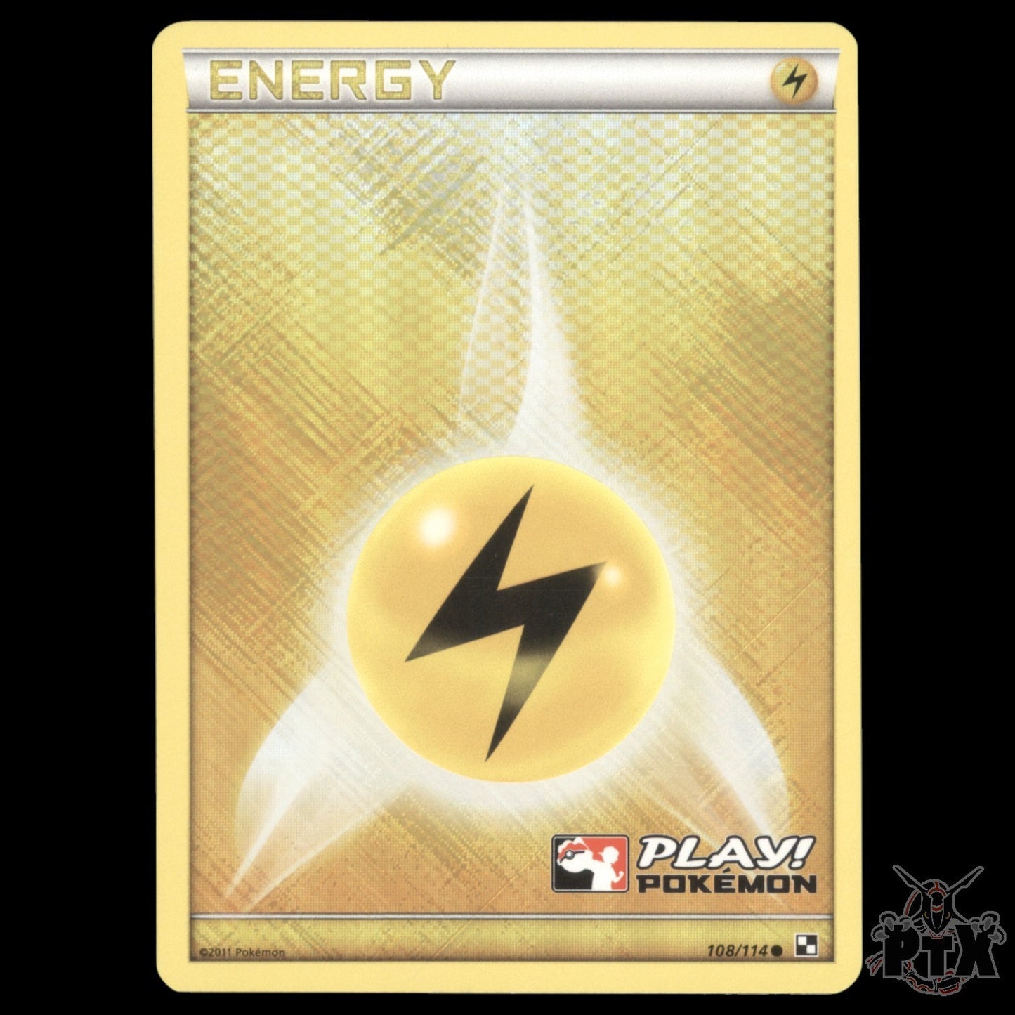 Lightning Energy PLAY! Holo #108/114 Promo NM/Near Mint Pokemon 2011