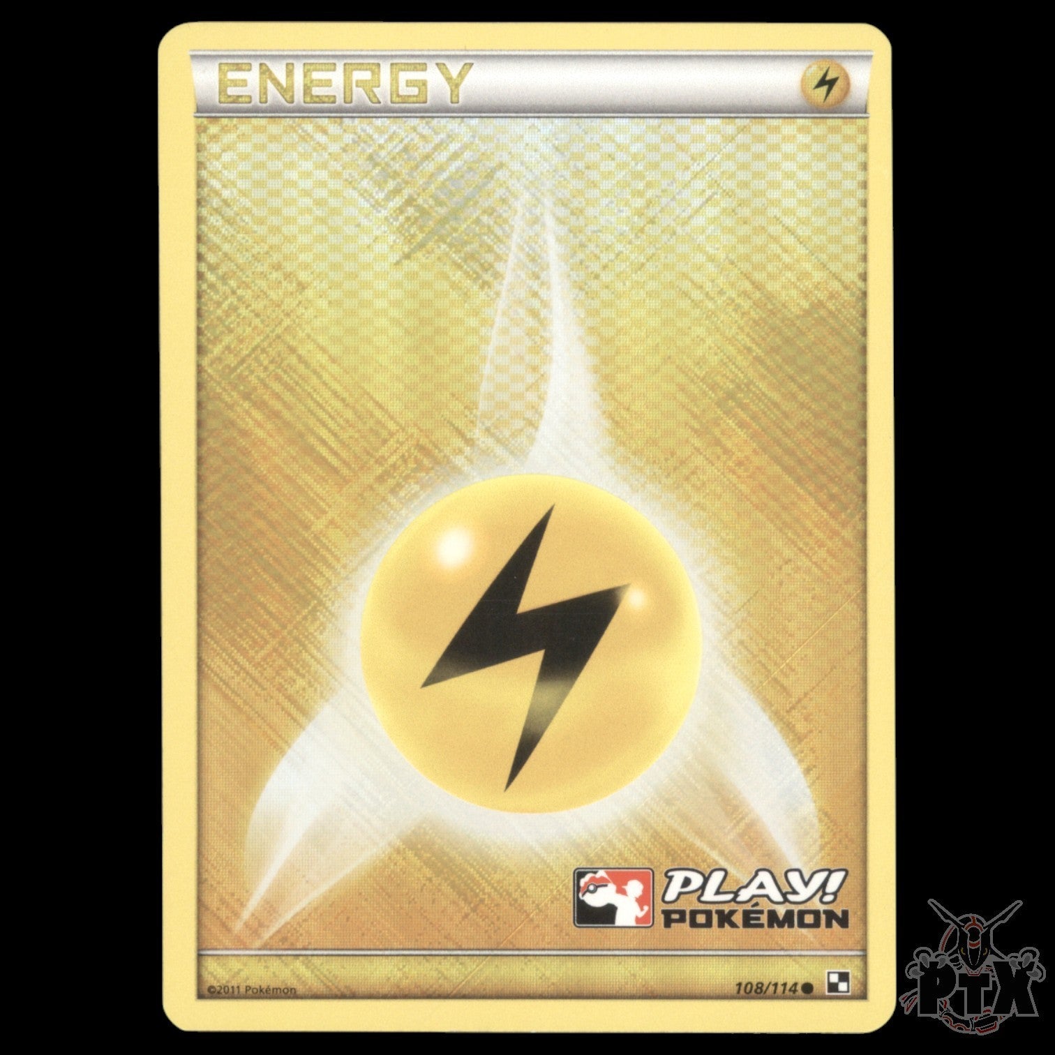 Lightning Energy PLAY! Holo #108/114 Promo NM/Near Mint Pokemon 2011