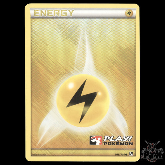Lightning Energy PLAY! Holo #108/114 Promo NM/Near Mint Pokemon 2011