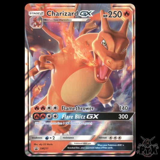 Charizard GX #SM211 Sun & Moon Promo NM/Near Mint Pokemon 2019