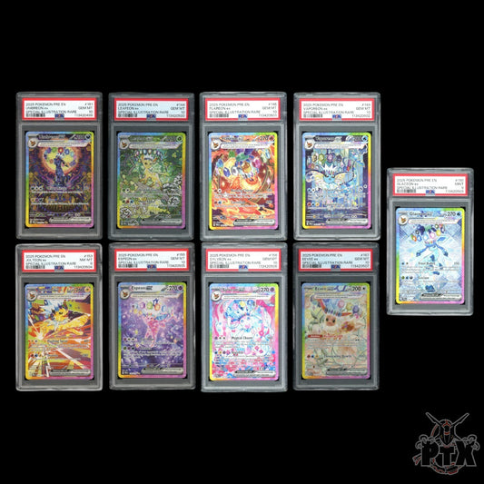 Prismatic Evolutions All Eeveelutions SIR Sequential PSA 10-8 Pokemon 2025