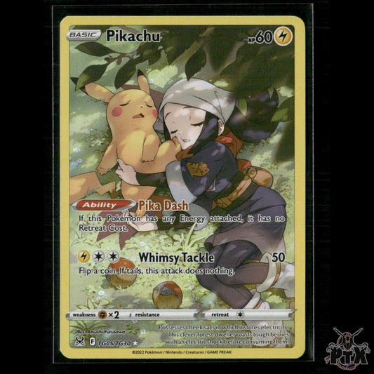 Pikachu TG05/TG30 SWSH11: Lost Origin Trainer Gallery NM Pokemon