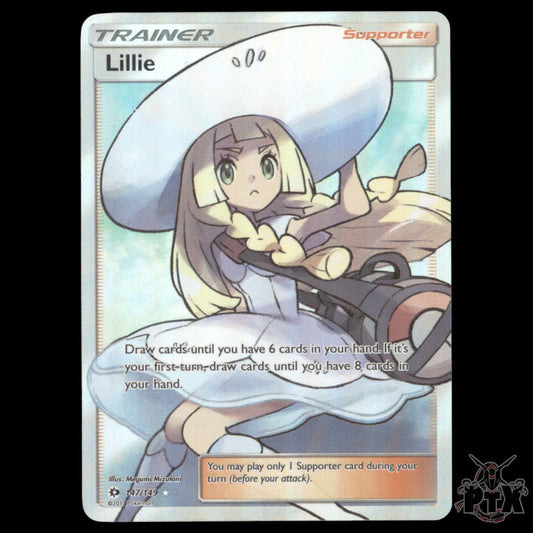 Lillie #147/149 Sun & Moon Base NM/Near Mint Pokemon 2017