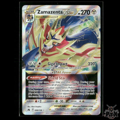 Zamazenta VSTAR 099/159 SWSH: Crown Zenith NM Pokemon