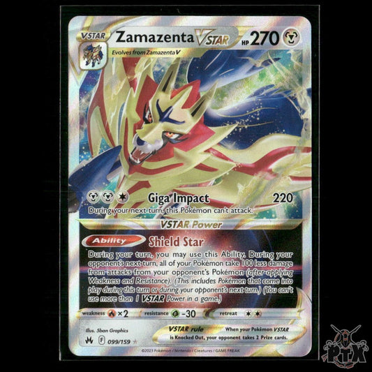 Zamazenta VSTAR 099/159 SWSH: Crown Zenith NM Pokemon