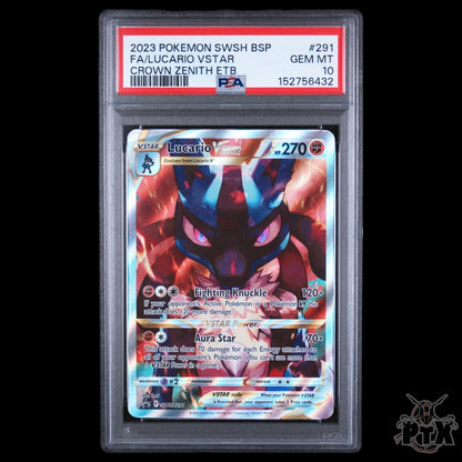 Lucario VSTAR SWSH291 PSA 10 Crown Zenith Promo Pokemon