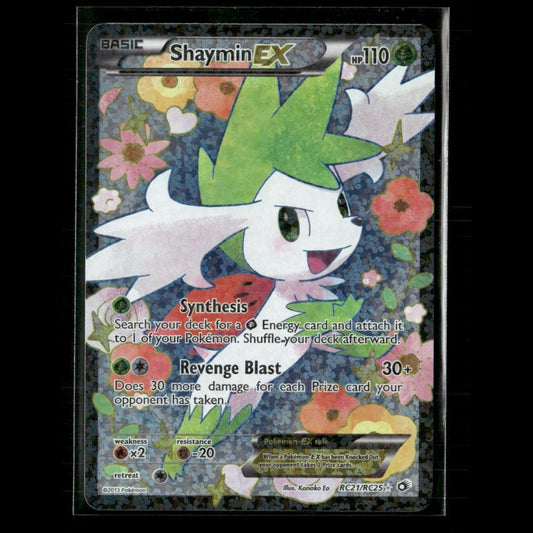 Shaymin EX RC21/RC25 Legendary Treasures: Radiant Collection NM Pokemon