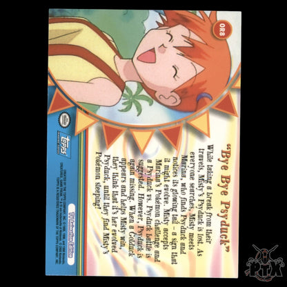 Topps Series 1 "Bye Bye Psyduck" Foil Orange Islands Pokemon 2000