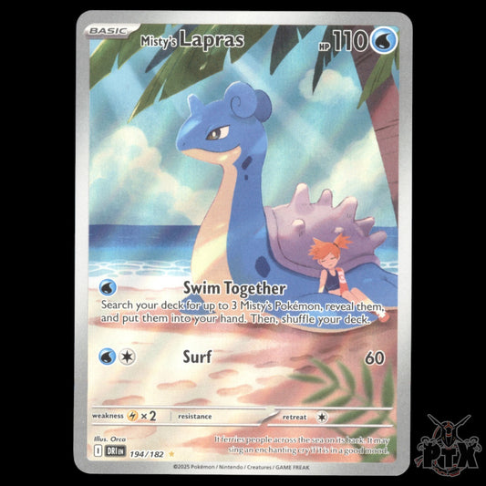 Misty's Lapras #194/182 Destined Rivals NM/Near Mint Pokemon 2025