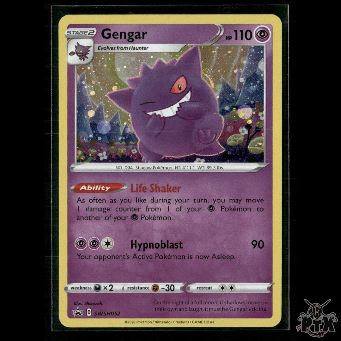 Gengar SWSH052 SWSH: Sword & Shield Promo Cards NM Pokemon