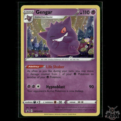 Gengar SWSH052 SWSH: Sword & Shield Promo Cards NM Pokemon