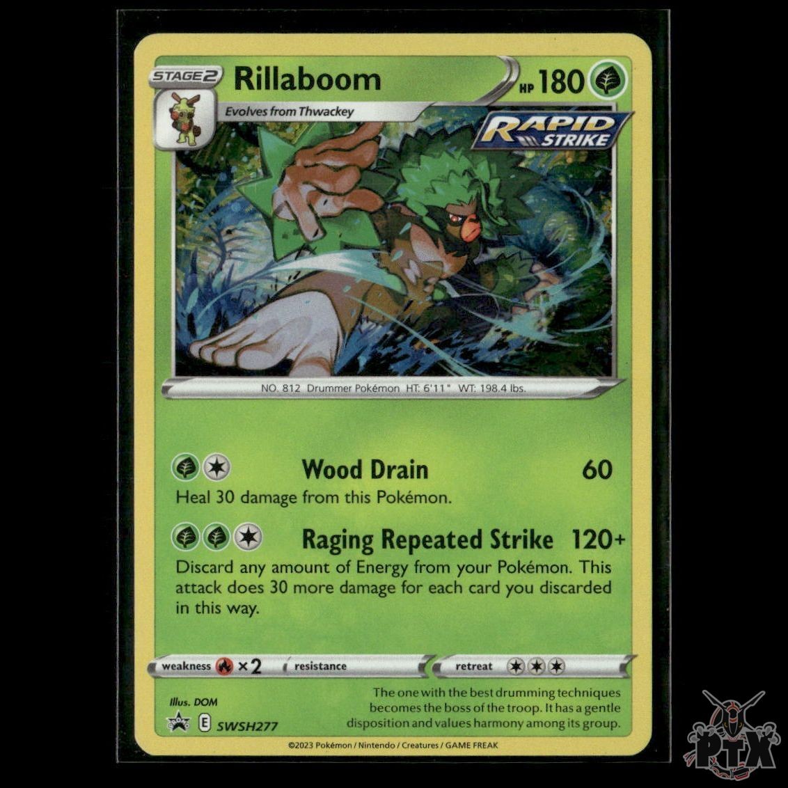 Rillaboom SWSH277 SWSH: Sword & Shield Promo Cards NM Pokemon