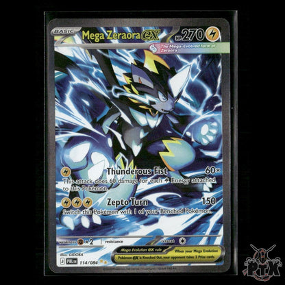 Mega Zeraora ex 114/084 ME05: Pitch Black NM Pokemon