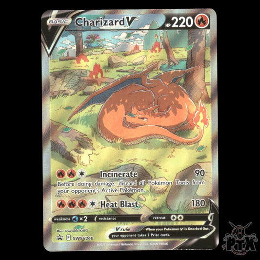 Charizard V #SWSH260 Sword & Shield Promo NM/Near Mint Pokemon 2022