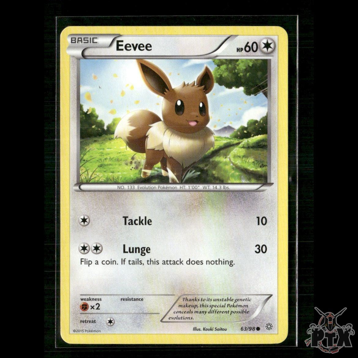 Eevee 63/98 XY - Ancient Origins MP Pokemon