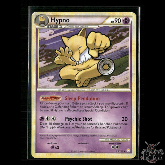 Hypno 23/123 HeartGold SoulSilver HP Pokemon