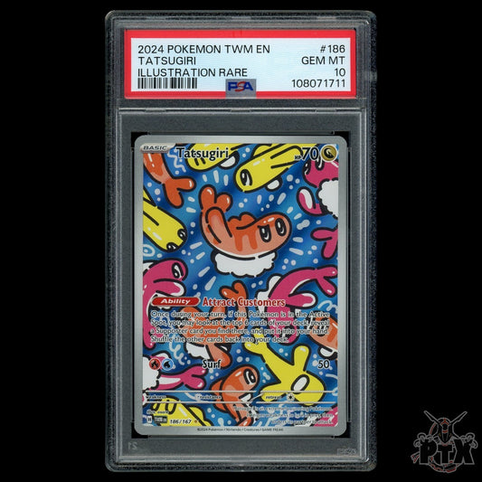 Tatsugiri #186/167 PSA 10 Twilight Masquerade Pokemon 2024