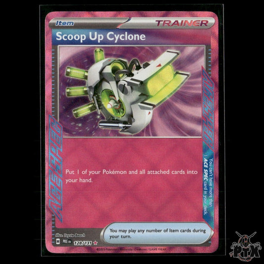 Scoop Up Cyclone 128/131 SV: Prismatic Evolutions NM Pokemon 2025