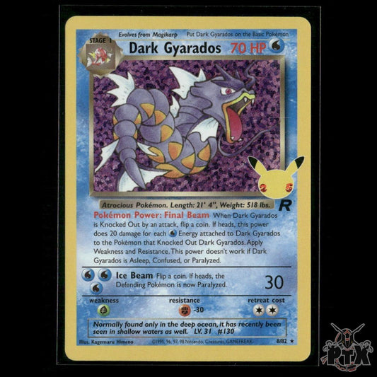 Dark Gyarados 8/82 Celebrations: Classic Collection NM Pokemon