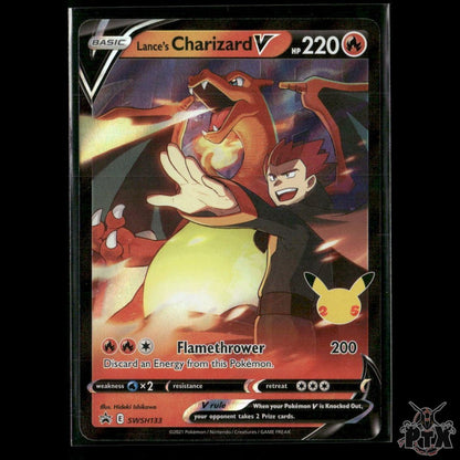 Lance's Charizard V SWSH133 SWSH: Sword & Shield Promo Cards NM Pokemon