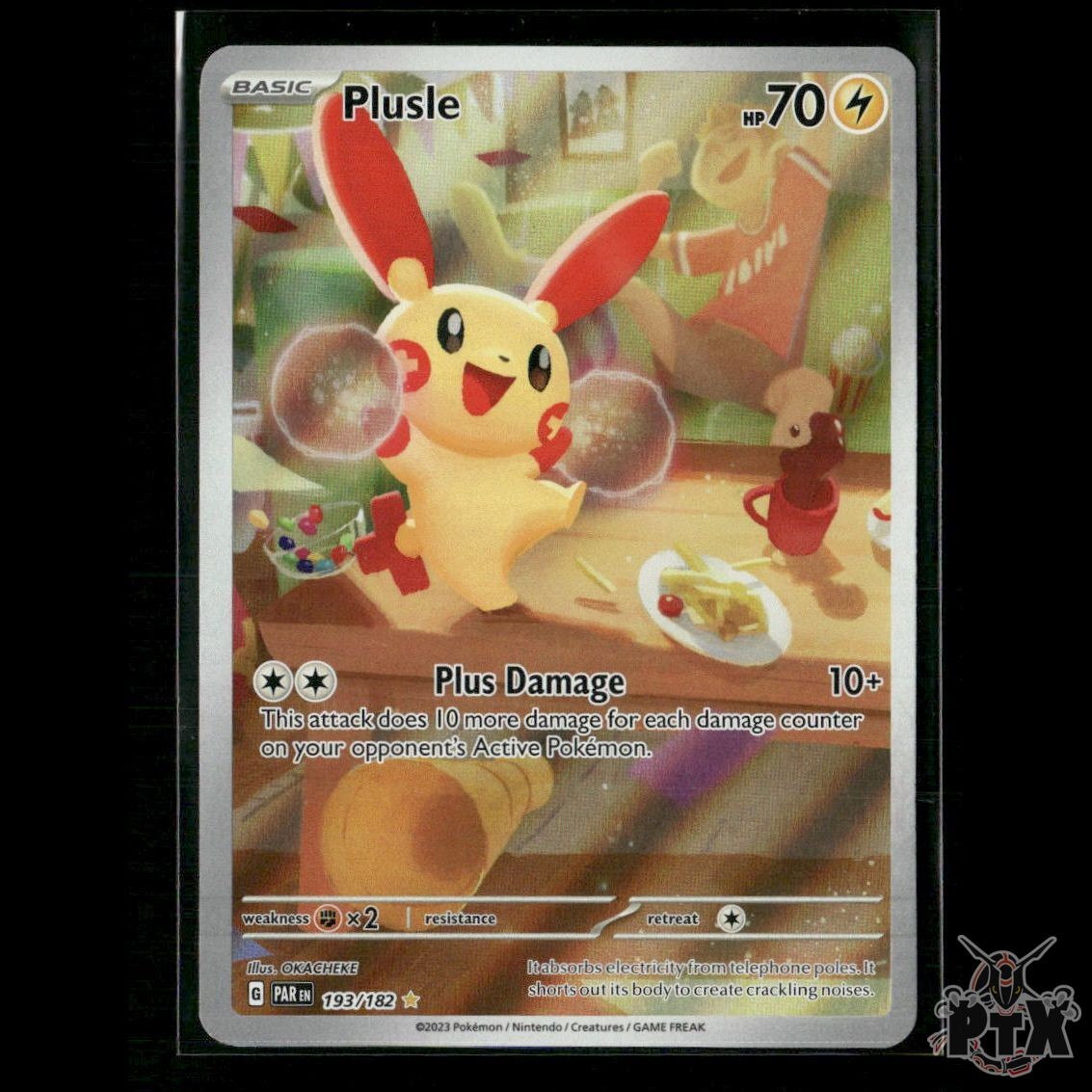 Plusle 193/182 SV04: Paradox Rift NM Pokemon