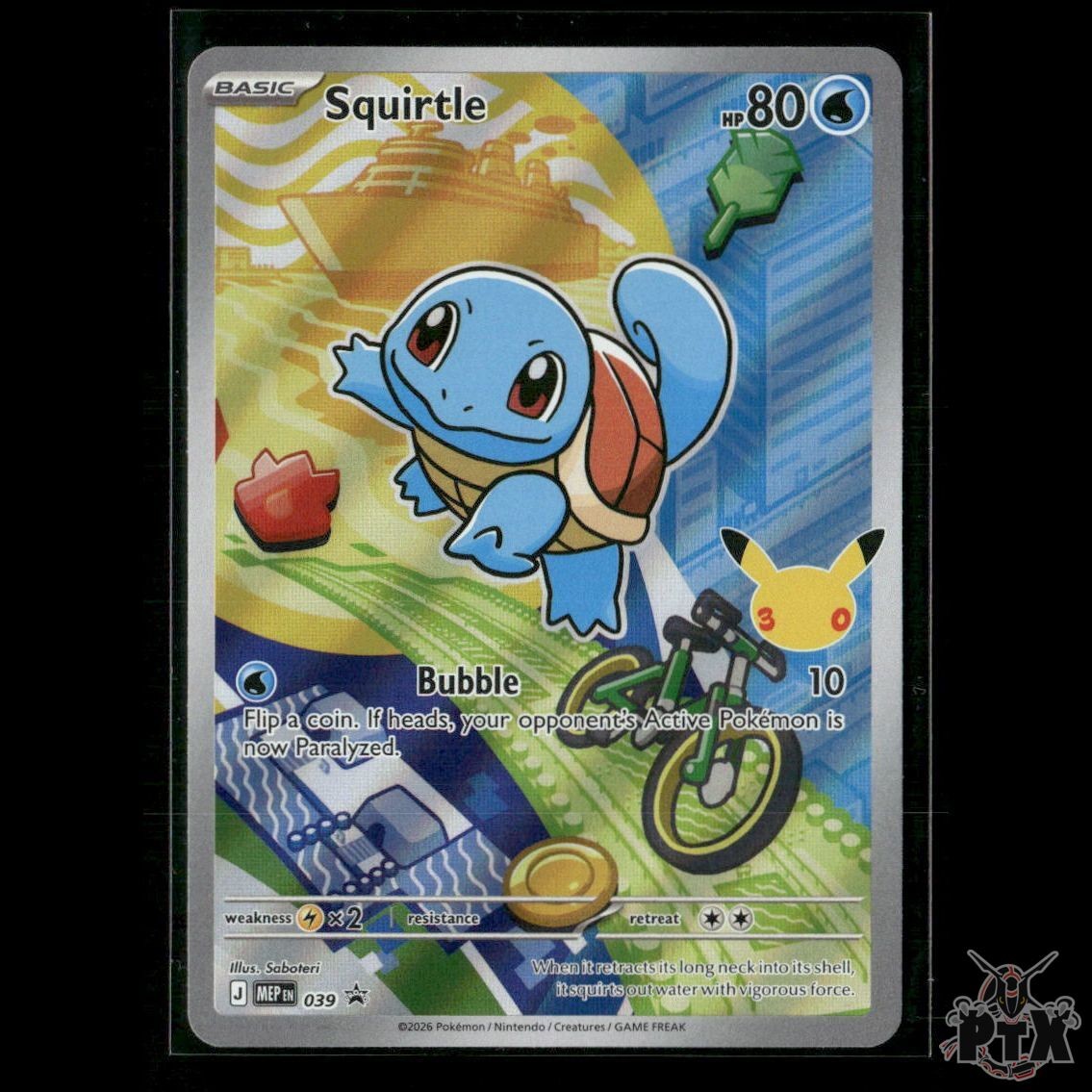 Squirtle 039 ME: Mega Evolution Promo NM Pokemon